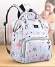 ZOE Woodland Whimsy Multipurpose Diaper Backpack - White