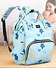 ZOE Blue Blossom Multipurpose Diaper Backpack - Blue