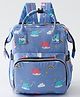 Fab N Funky Ele-Fun Adventures Multipurpose Diaper Backpack - Blue