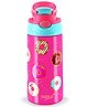 Sizzle Super Sip Donut Stainless Steel 3D Water Bottle for KIDS 500 ml | Lightweight Leakproof Sipper Bottle | Pink Donuts1 Pc