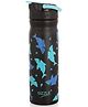 Sizzle Champion Shark Stainless Steel Kids Water Bottle - 500 ml | Lightweight -  Leakproof Sipper | Black (Pack of 1)