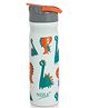 Sizzle Champion Dinosaur Stainless Steel Kids Water Bottle - 500ml | Lightweight -  Leakproof Sipper | White (Pack of 1)