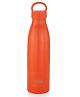 Sizzle Sleek Modern Stainless Steel Water Bottle 1000ml for Kids & Adults | Lightweight, Leakproof | Orange  (Pack of 1)