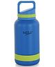 Sizzle Defender Double Wall Vacuum Insulated Flask Water Bottle 500 ml Leakproof  12 Hours Hot | 12 Hours Cold | BLUE 1 PC