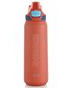 Sizzle Sinq Vacuum Insulated Flask Double Wall Hot & Cold Water Bottle With Press Button Mechanism for One Hand Use | 800 ml | Keeps 12 Hours Hot Or 24 Hours Cold | Orange - 1 pc