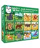 Play Panda 12 in 1 Jungle Animal Puzzle Game - Green