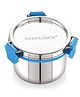 STEELLOCK PRO Stainless Steel Container/Dabba with Steel Lid Airtight for Food Storage, Easy to Carry, Leak Proof and Stackable (SLP-122/350 ml).
