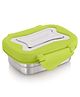 Steellock Smart Stainless Steel Tiffin Lunch Box For Kids and Adults | Airtight & Leakproof | Rectangle Tiffin Box For School & Office With Steel Lid | Green 170ml