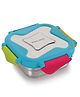 Steellock Smart Stainless Steel Tiffin Lunch Box For Kids and Adults | Airtight & Leakproof | Square Tiffin Box For School & Office With Steel Lid | Romeo 250 ml