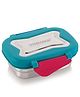 Steellock Smart Stainless Steel Tiffin Lunch Box For Kids and Adults | Airtight & Leakproof | Rectangle Tiffin Box For School & Office With Steel Lid | Romeo 170ml