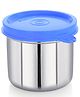 Steel Lock Flex Stainless Steel Container/Dabba with Lid Airtight for Food Storage, Easy to Carry, Leak Proof and Stackable (SL-13/240 ml) Blue.