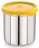 Steel Lock Flex Stainless Steel Container/Dabba with Lid Airtight for Food Storage, Easy to Carry, Leak Proof and Stackable (SL-24/500 ml) Yellow .