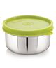 Steel Lock Flex Stainless Steel Container/Dabba with Lid Airtight for Food Storage, Easy to Carry, Leak Proof and Stackable (SL-22/250 ml) Green.