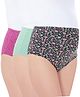 Bella Mama Cotton Elastane High Coverage Printed Panty Set (Colour May Vary)