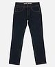Pepe Jeans Ankle Length Solid Washed Jeans - Navy Blue