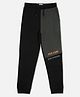 Pepe Jeans Woven Ankle Length Washed Joggers With Brand Print - Black
