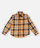 Pepe Jeans Cotton Woven Full Sleeves Checks Shirt - Mustard