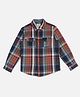 Pepe Jeans Cotton Woven Full Sleeves Checks Shirt - Red & Black