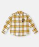 Pepe Jeans Cotton Woven Full Sleeves Checks Shirt With P Patch - Yellow