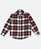 Pepe Jeans Cotton Woven Full Sleeves Checks Shirt - Red & White