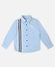 Pepe Jeans Woven Full Sleeves Shirt with Stripes - Light Blue