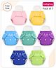 Babyhug  Free Size Reusable Cloth Diaper with Inserts Pack of 7 - Multicolour