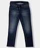 Pepe Jeans Ankle Length Washed Jeans - Navy Blue