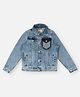 Pepe Jeans Cotton Woven Full Sleeves Solid Denim Jacket - Light Blue