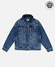 Pepe Jeans Cotton Woven Full Sleeves Denim Jacket - Navy Blue