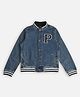 Pepe Jeans Cotton Woven Full Sleeves Denim Jacket With P Patch - Blue