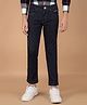 CRIMSOUNE CLUB Cotton Solid Jeans - Blue