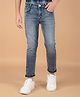 CRIMSOUNE CLUB Cotton Washed  Jeans - Blue