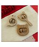neemtoys Soothing Sound Making Rattles - Sparrow, Hippo Head & Micky Head Shapes - Made From Pure Neem Wood
