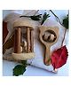 neemtoys Neem Wooden Tumbler & Mickey Head Rattles