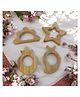 neemtoys Pack of 4 Neem Wooden Teethers For Babies |Star, Cloud, Strawberry & Mango
