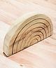 neemtoys Set of 7 Bows Neem Wooden Stacking Rainbow for Creative Minds
