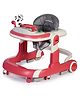 PLAYROOTS Musical Car Walker for Baby with Adjustable Height & Speed Adjustment Wheels - Pink