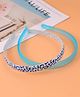 Pine Kids Printed Hair Bands  Free Size Pack of 2 - Light Blue