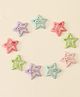 Babyhug Star Shaped Snap Clips Pack of 10 - Multicolor