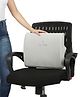 Dr. Odin BR-02 Back Rest Low Ergonomic Lumbar Support Cushion for Posture Correction & Gray & Black