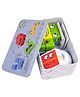 NEGOCIO Large Wooden Face Expression Puzzle Building Cubes Manipulatives Face Changing Magic Cube Puzzles Matching Game with Bell Logical Thinking Training Brain Educational Montessori STEM Toys- PACK OF 1- COLOR MAY VARY