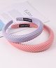 Pine Kids Free Size Striped Hair Bands Pack Of 2 -Pink & Light Purple