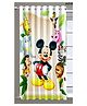 FILYMORE Curtains for Kids Room/Play School Cartoon Multi and White Colors Cartoon Design Parde 4x7 Feet Long Set of 1, Door Curtain
