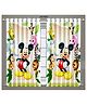 FILYMORE Curtains for Kids Room/Play School Cartoon Multi and White Colors Cartoon Design Parde 4x7 Feet Long Set of 2, Door Curtain