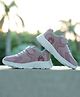 LIBERTY Space Theme Designed Shoes With Lace Ups Closure - Pink