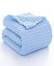 Baby Muslin Super Soft Cotton Swaddle Blanket - Blue