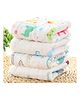 Baby Muslin Washcloth Cotton Face Towels for Newborn Napkins- MULTICOLOUR