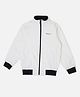 Pepe Jeans Cotton Woven Full Sleeves Bomber Jacket - Off White