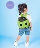 Very Peri Ladybug Luck Backpack  Lemon Green -Height 11 Inch