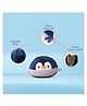 Very Peri Penguin Pals Face Sling Bag - Navy Blue